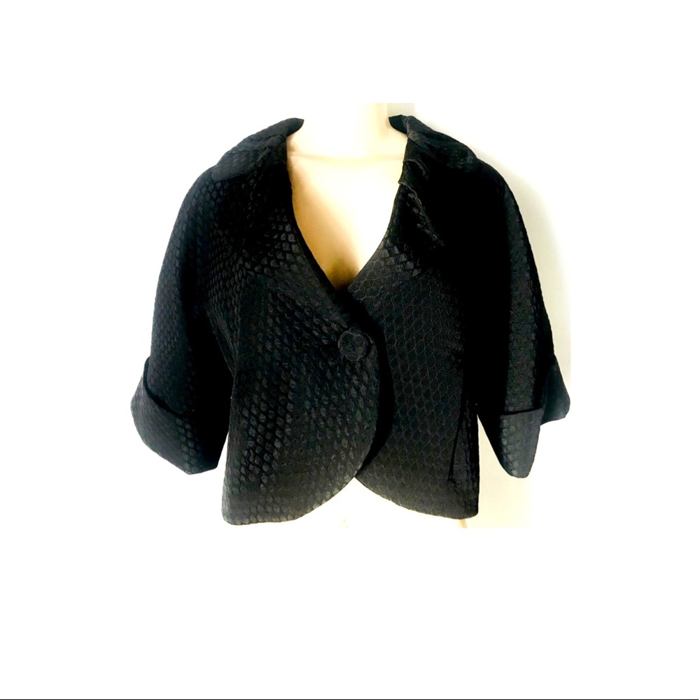 MAX & Co. Black Bolero Blazer